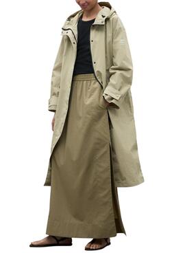 Chaqueta Ecoalf Juno beige para mujer