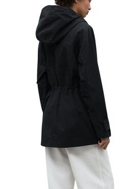 Cazadora  Ecoalf Tabur negro para mujer 
