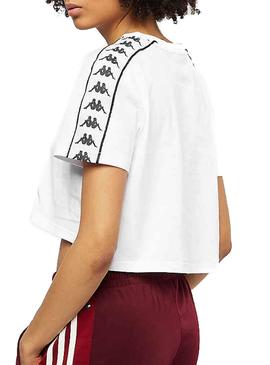 Camiseta Kappa Apua Blanco Mujer