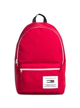 Mochila Tommy Jeans Cool Tech Rojo  Hombre y Mujer