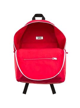 Mochila Tommy Jeans Cool Tech Rojo  Hombre y Mujer