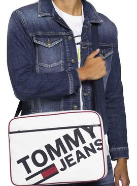 Bolso Tommy Jeans Modern Classic Blanco Hombre