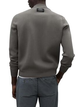  Chaqueta Ecoalf Kobus gris para hombre 