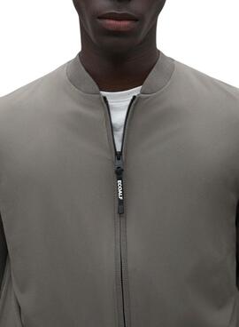  Chaqueta Ecoalf Kobus gris para hombre 