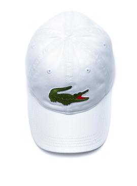 Gorra Lacoste Cocodrilo Blanco Hombre