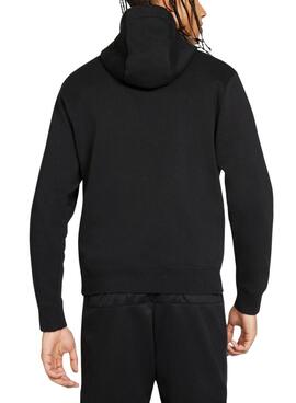 Sudadera Nike Club Fleece negro para mujer y hombre