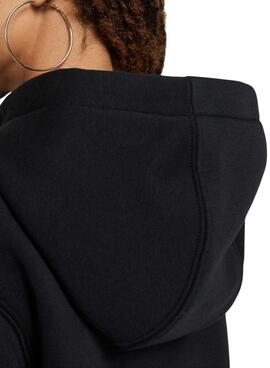 Sudadera Nike Club Fleece negro para mujer y hombre