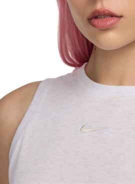 Top Nike Sportswear gris para mujer
