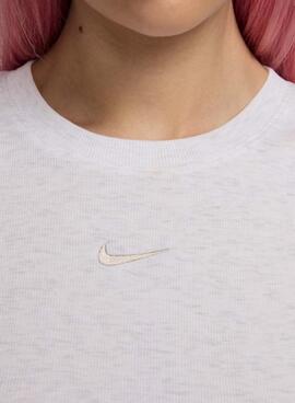Top Nike Sportswear gris para mujer
