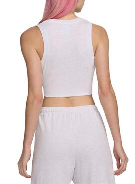 Top Nike Sportswear gris para mujer