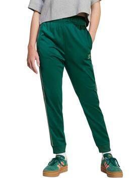Pantalón Adidas Adicolor SST verde para niña y niño