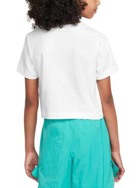 Camiseta Nike Sportswear blanco para niña