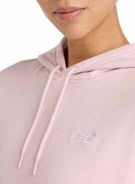 Sudadera New Balance rosa para mujer
