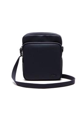 Bolso Lacoste M Flat Negro Hombre