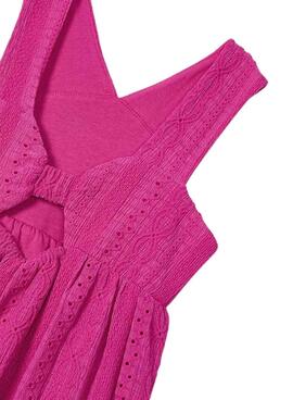 Vestido Mayoral estructura rosa para niña