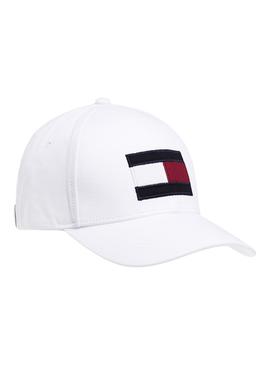 Gorra Tommy Hilfiger Big Flag Blanco Hombre