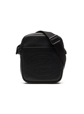 Bolso Lacoste G Flat Negro Hombre