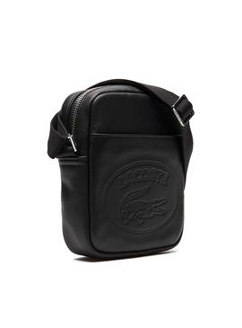 Bolso Lacoste G Flat Negro Hombre