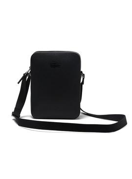 Bolso Lacoste Chantaco Negro Hombre