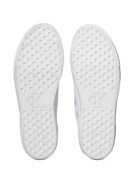 Zapatillas Calvin Klein Jeans Flatform Low blanco para mujer 