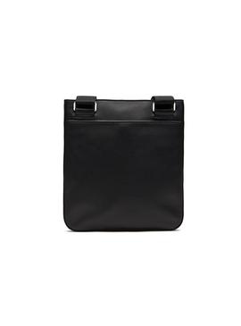 Bolso Lacoste Stamp Flat Negro Hombre