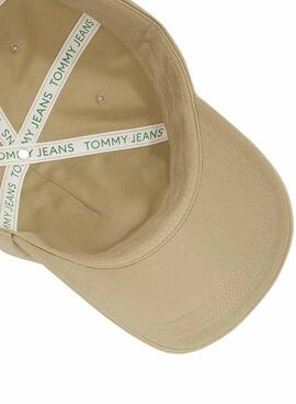 Gorra  Tommy Jeans  Heritage en color beige para hombre 