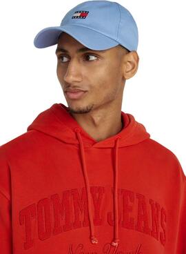 Gorra  Tommy Jeans Heritage azul para hombre