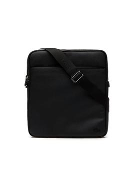 Bolso Lacoste Gael L Flat Negro Hombre