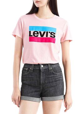 Camiseta Levis Perfect Graphic Rose Mujer