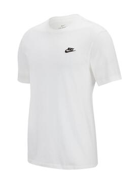 Camiseta Nike Sportswear Club blanco para hombre