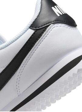 Zapatillas Nike Cortez kids blanco negro para niño y niña