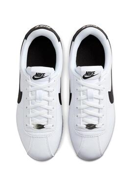 Zapatillas Nike Cortez kids blanco negro para niño y niña