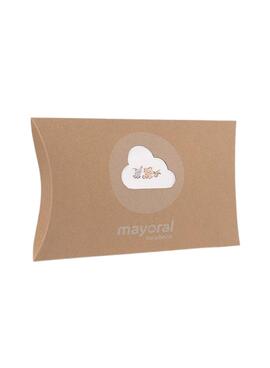 Set 3 piezas Mayoral polaina gorrito beige bebé