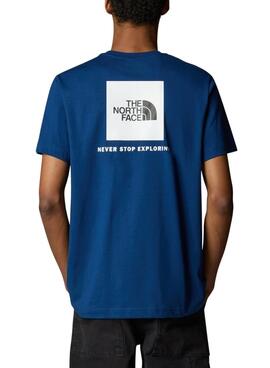 Camiseta The North Face NSE Box azul para hombre