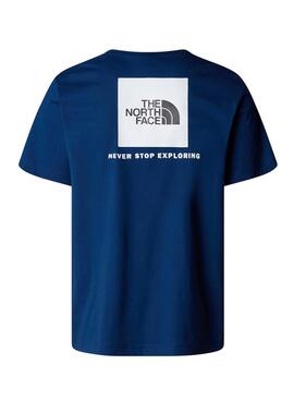 Camiseta The North Face NSE Box azul para hombre