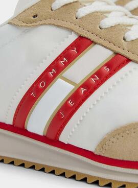 Zapatillas Tommy Jeans Retro Runner  blanco para mujer 