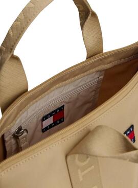 Bolso Tommy Jeans  Tote mini  beige para mujer 