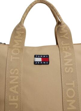 Bolso Tommy Jeans  Tote mini  beige para mujer 
