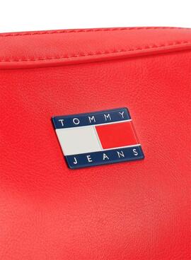 Bolso Tommy Jeans Convertible Camara rojo para mujer