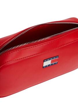 Bolso Tommy Jeans Convertible Camara rojo para mujer