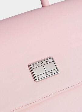  Bolso Tommy Jeans American Flap en rosa para mujer 