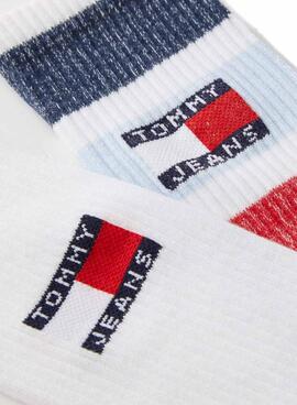 Pack de calcetines de Tommy Jeans Uni Faded Rugby multicolor para hombre y mujer
