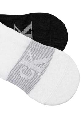 Pack de calcetines Calvin Klein Footie Shadow multicolor para hombre