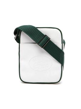 Bolso Lacoste Cross Blanco Hombre