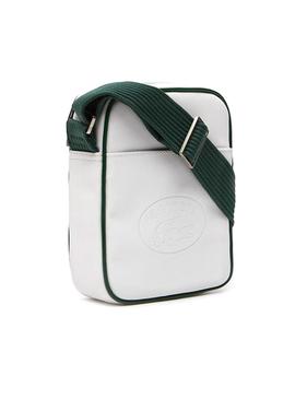 Bolso Lacoste Cross Blanco Hombre