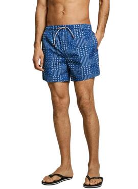 Bañador Pepe Jeans Patchwork azul para hombre