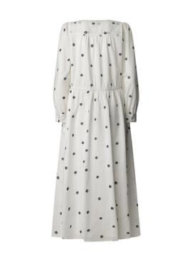 Vestido Pepe Jeans Deal blanco para mujer