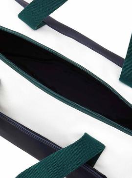 Mochila Lacoste Roll Garros Blanca Hombre