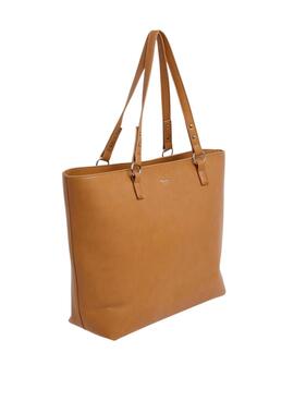 Bolso Pepe Jeans Bellamie marrón para mujer