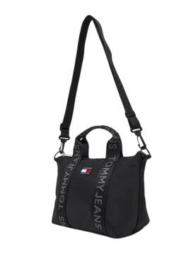 Bolso Tommy Jeans Mini Tote en negro para mujer 